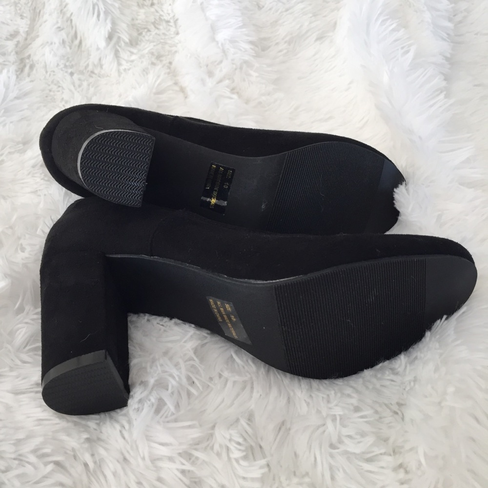 🆕 Qupid Black Zipper Bootie - Picture 8 of 8